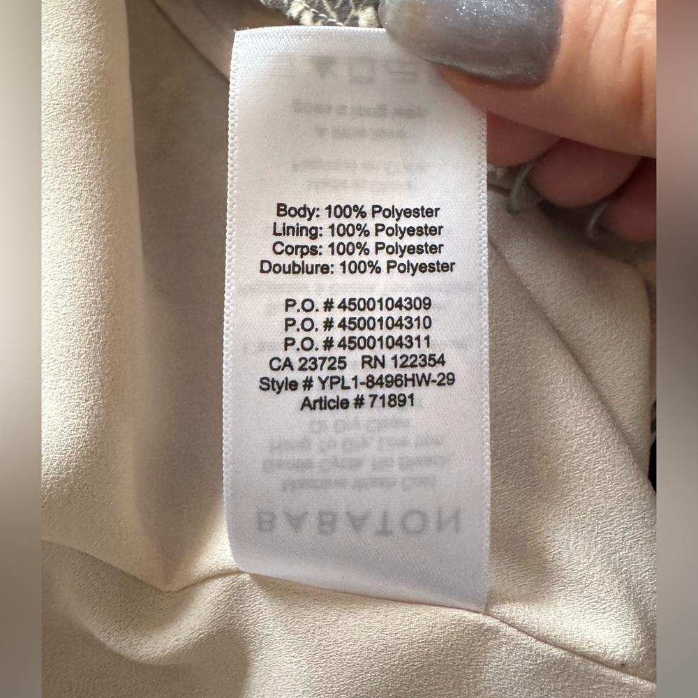 ARITZIA BABATON Wallace Animal Print Wrap Mini Dress (XS) - Picture 7 of 8